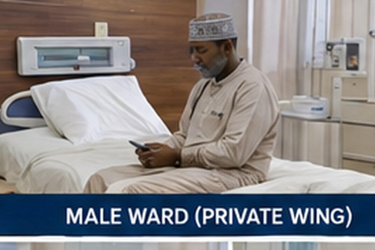 Male Ward (Private Wing) at Count Medical and Diagnostic Limited